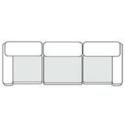 Vicki - Modern Grey Fabric Modular Sectional Sofa-3-Piece Sectional