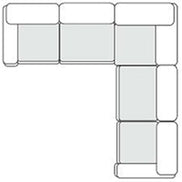 Vicki - Modern Grey Fabric Modular Sectional Sofa-5-Piece Sectional - image 2