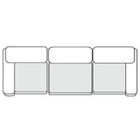 Vicki - Modern Off-White Fabric Modular Sectional-3-Piece Sectional