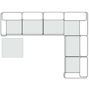 Vicki - Modern Off-White Fabric Modular Sectional-7-Piece Sectional - image 2