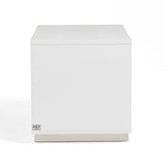 Victoria Modern White Crocodile Nightstand - image 4