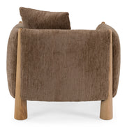 Voight - Contemporary Brown Fabric Accent Chair - image 4