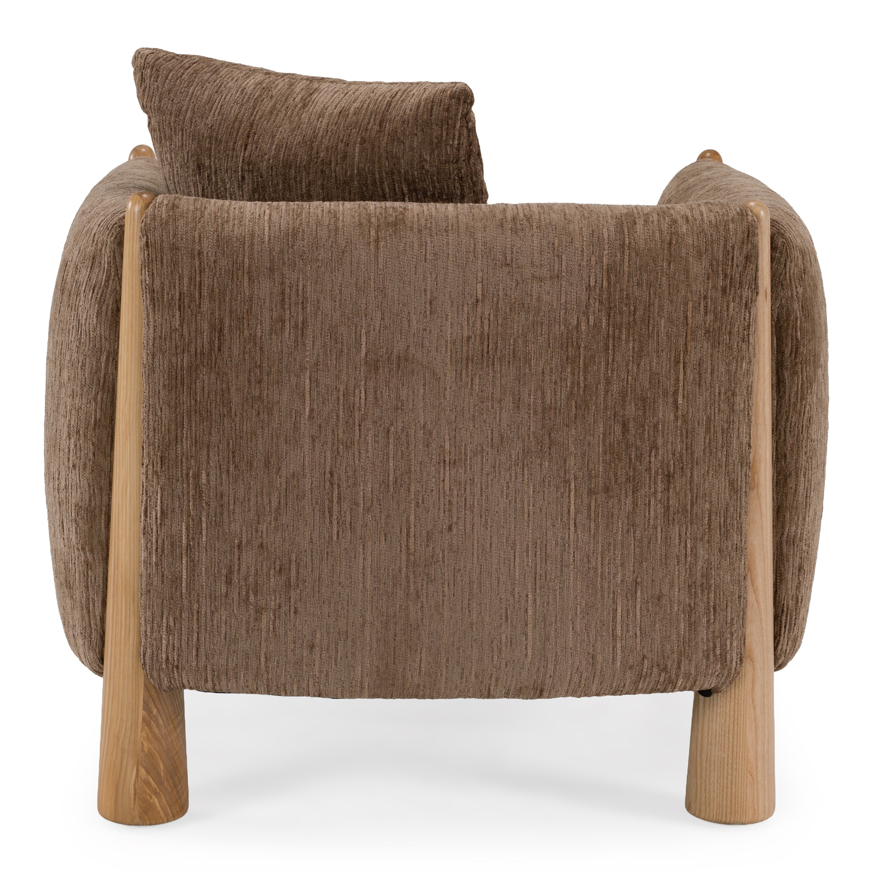 Voight - Contemporary Brown Fabric Accent Chair - image 4