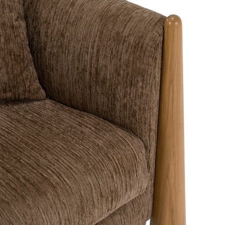 Voight - Contemporary Brown Fabric Accent Chair - image 5