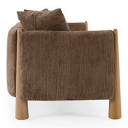 Voight - Contemporary Brown Fabric Sofa - image 2