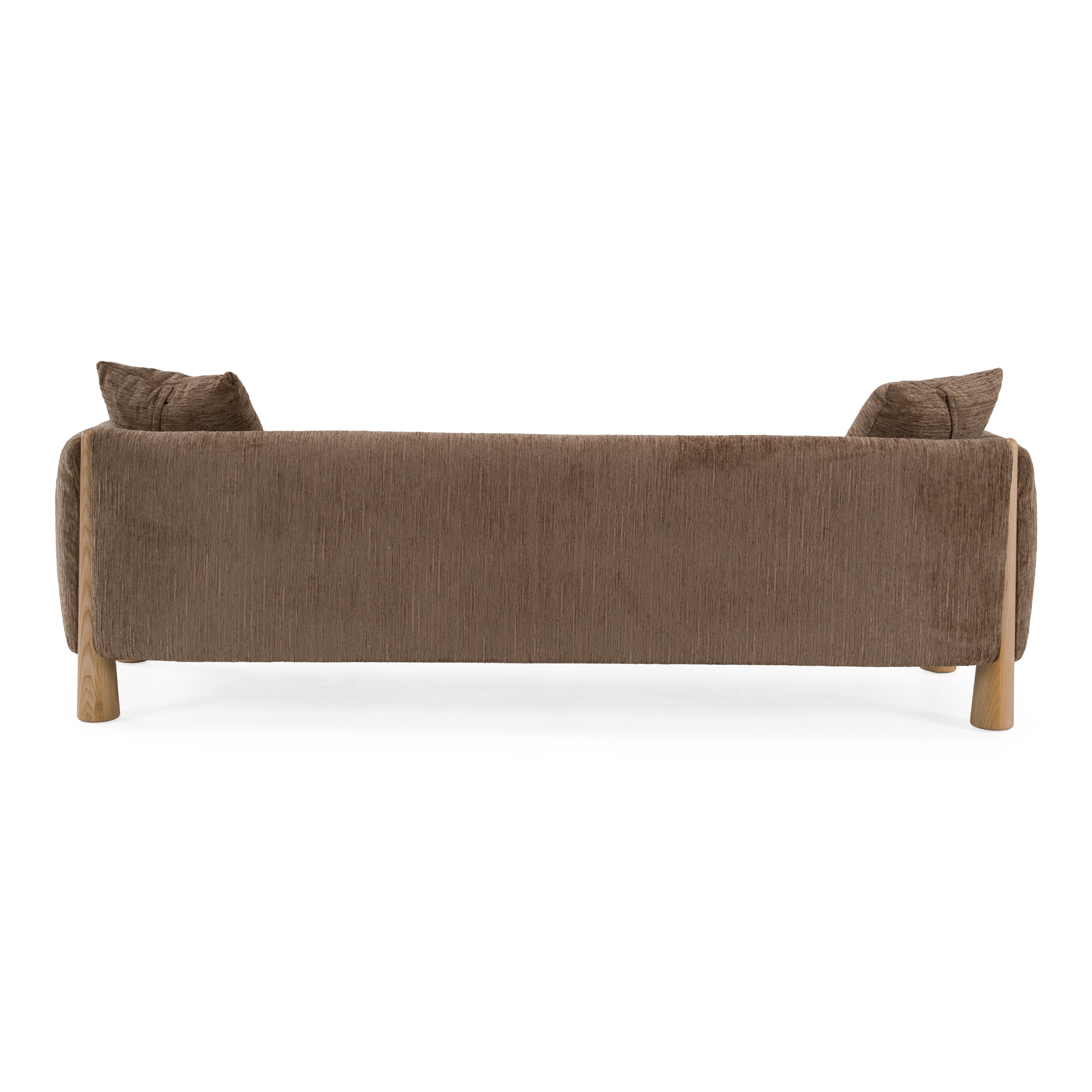 Voight - Contemporary Brown Fabric Sofa - image 4