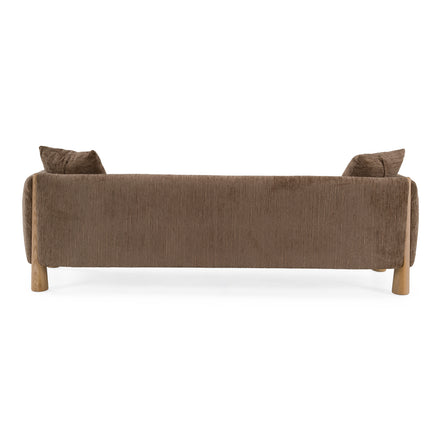 Voight - Contemporary Brown Fabric Sofa - image 4