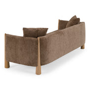 Voight - Contemporary Brown Fabric Sofa - image 3