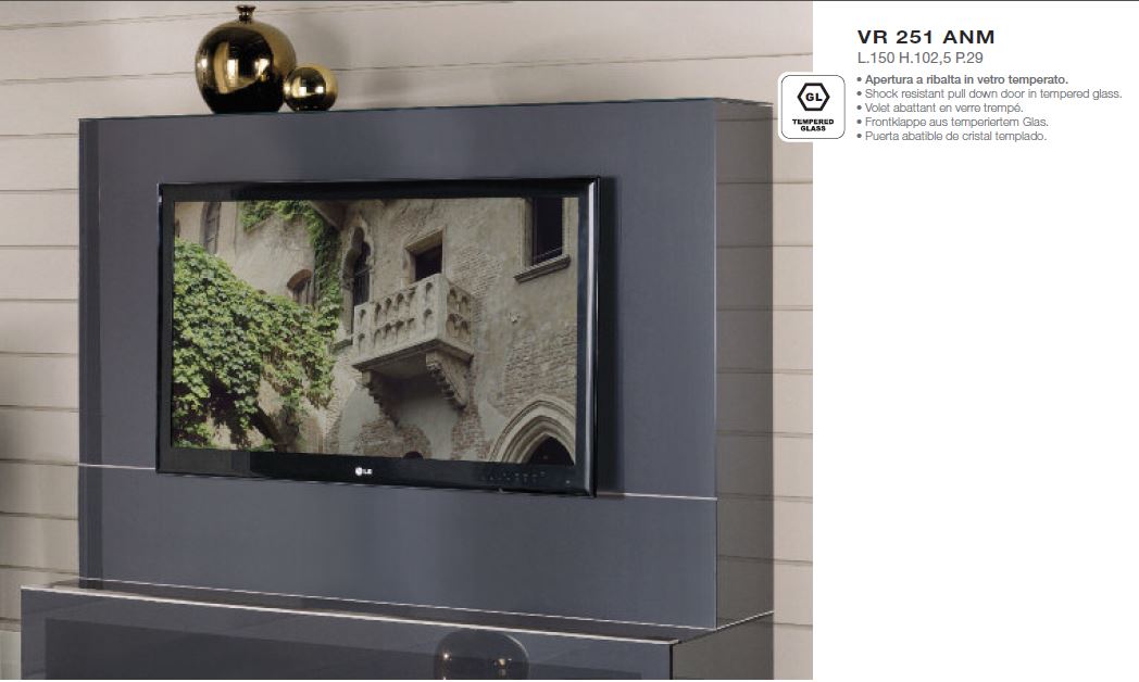 VR4 Verona TV Entertainment System Made In Italy - image 2