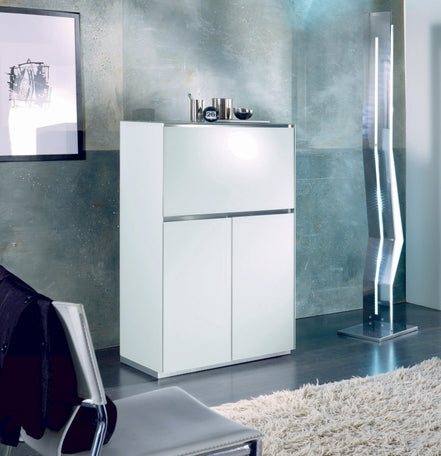 VR275 Verona White TV Entertainment System Made In Italy - image 5