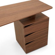 Walton- Modern Walnut Desk - image 4