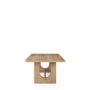 Walz - Modern Natural Oak Rectangular Dining Table - image 2