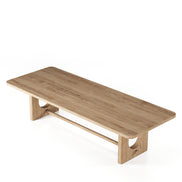 Walz - Modern Natural Oak Rectangular Dining Table - image 3