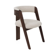 Washington - Modern Cream Fabric + Brown Oak Dining Chair (Set of 2) - image 3