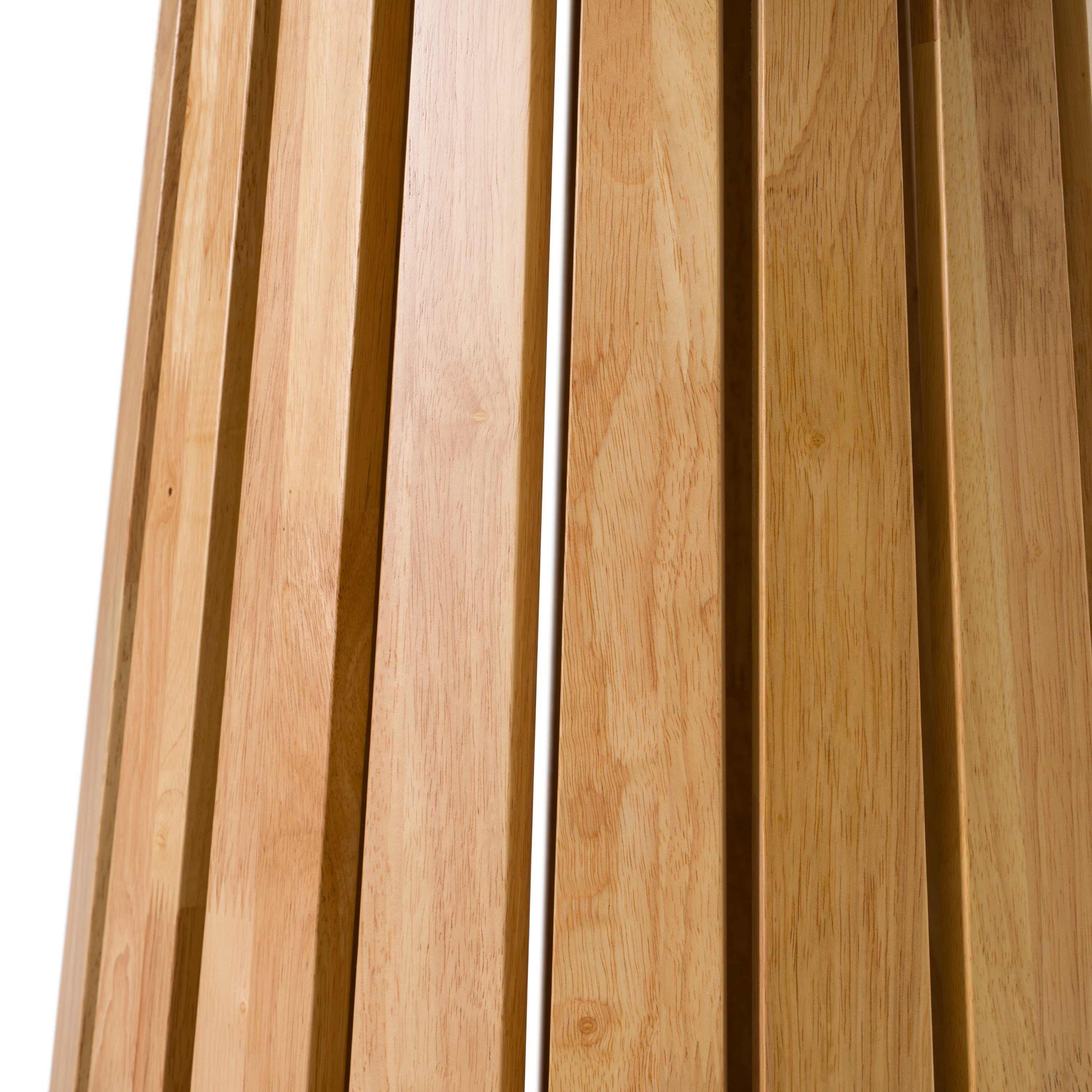 Weiss - Mid-Century Modern Natural Oak Round Dining Table - image 5