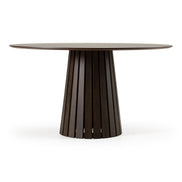 Weiss - Mid-Century Modern Wenge Round Dining Table - image 3