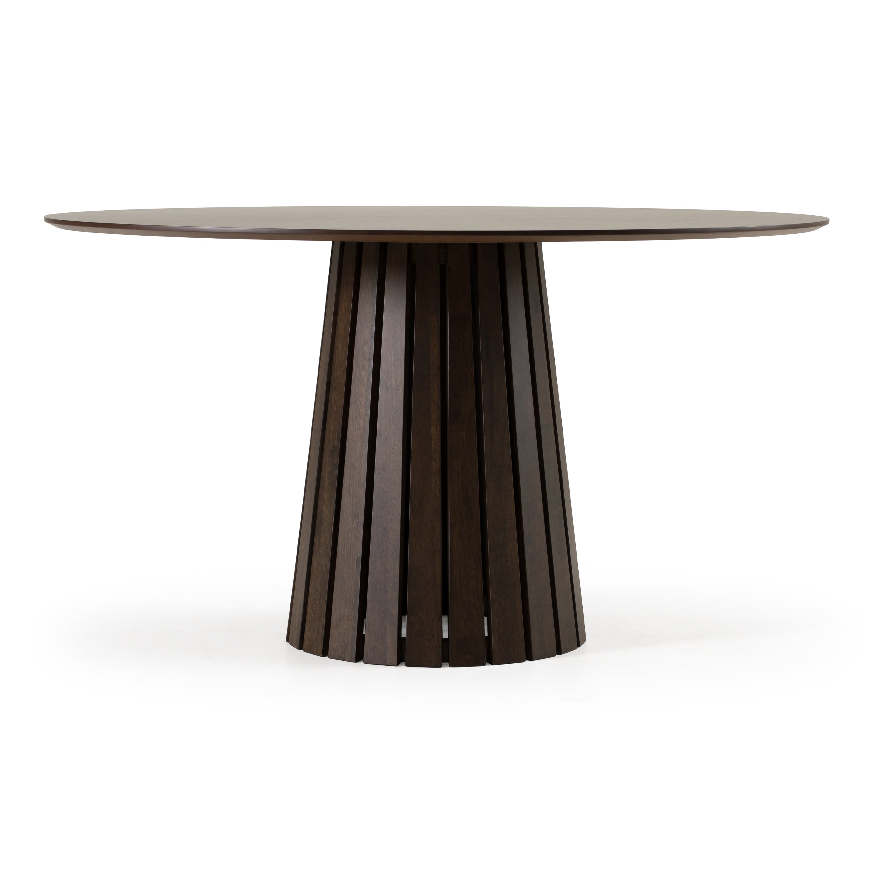 Weiss - Mid-Century Modern Wenge Round Dining Table - image 3
