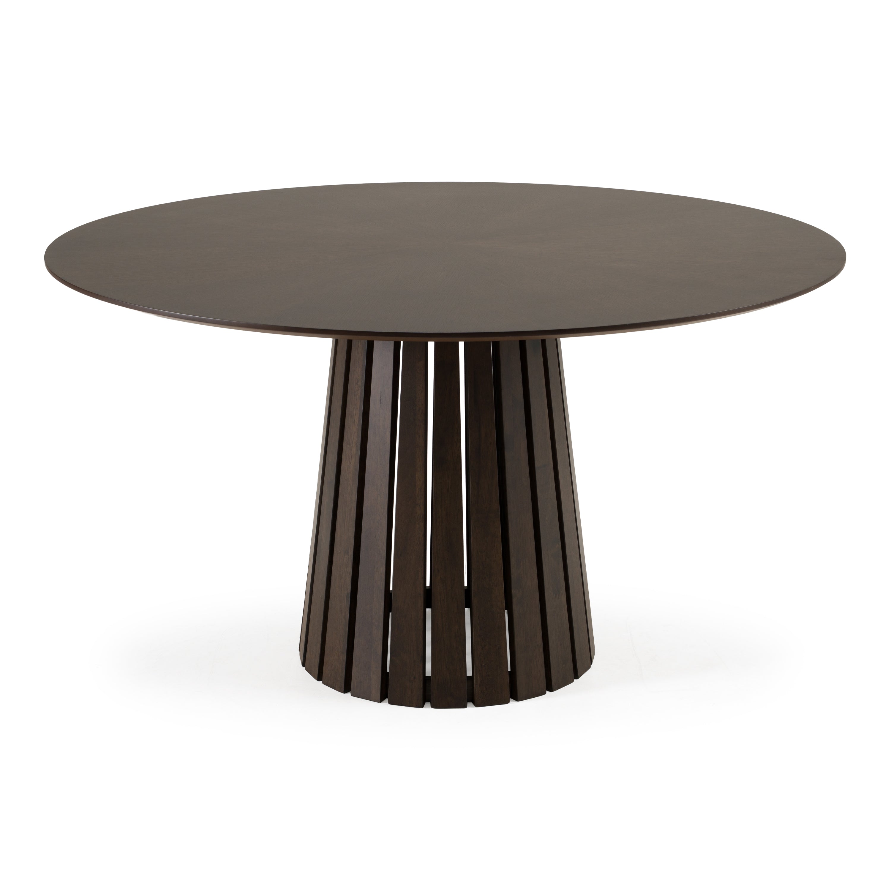 Weiss - Mid-Century Modern Wenge Round Dining Table - image 4