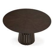 Weiss - Mid-Century Modern Wenge Round Dining Table - image 5