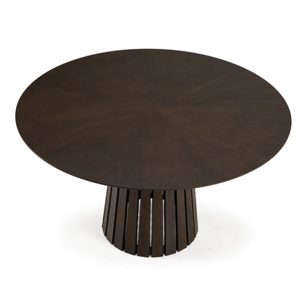 Weiss - Mid-Century Modern Wenge Round Dining Table - image 5