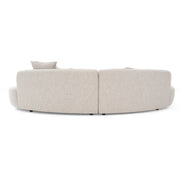 Weldon - Modern Grey Fabric Curved Sectional Sofa - image 4