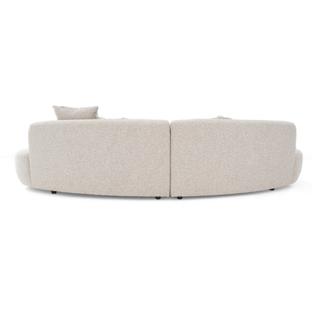 Weldon - Modern Grey Fabric Curved Sectional Sofa - image 4