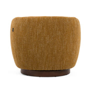Wendt - Modern Mustard Fabric Swivel Accent Chair - image 5