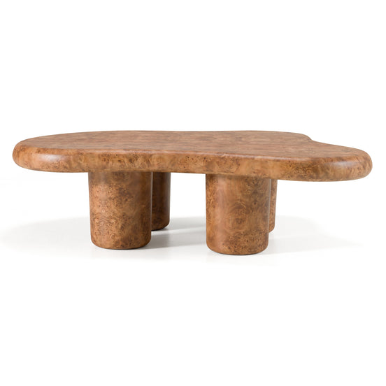 Weskan - Modern Faux Burl Coffee Table - image 2