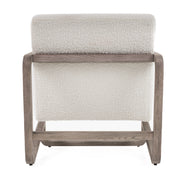 Wilber - Modern Off-White Fabric + Grey Wood Accent Chair - image 5