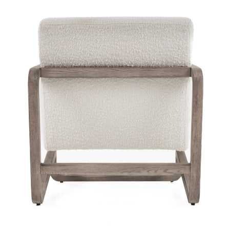 Wilber - Modern Off-White Fabric + Grey Wood Accent Chair - image 5