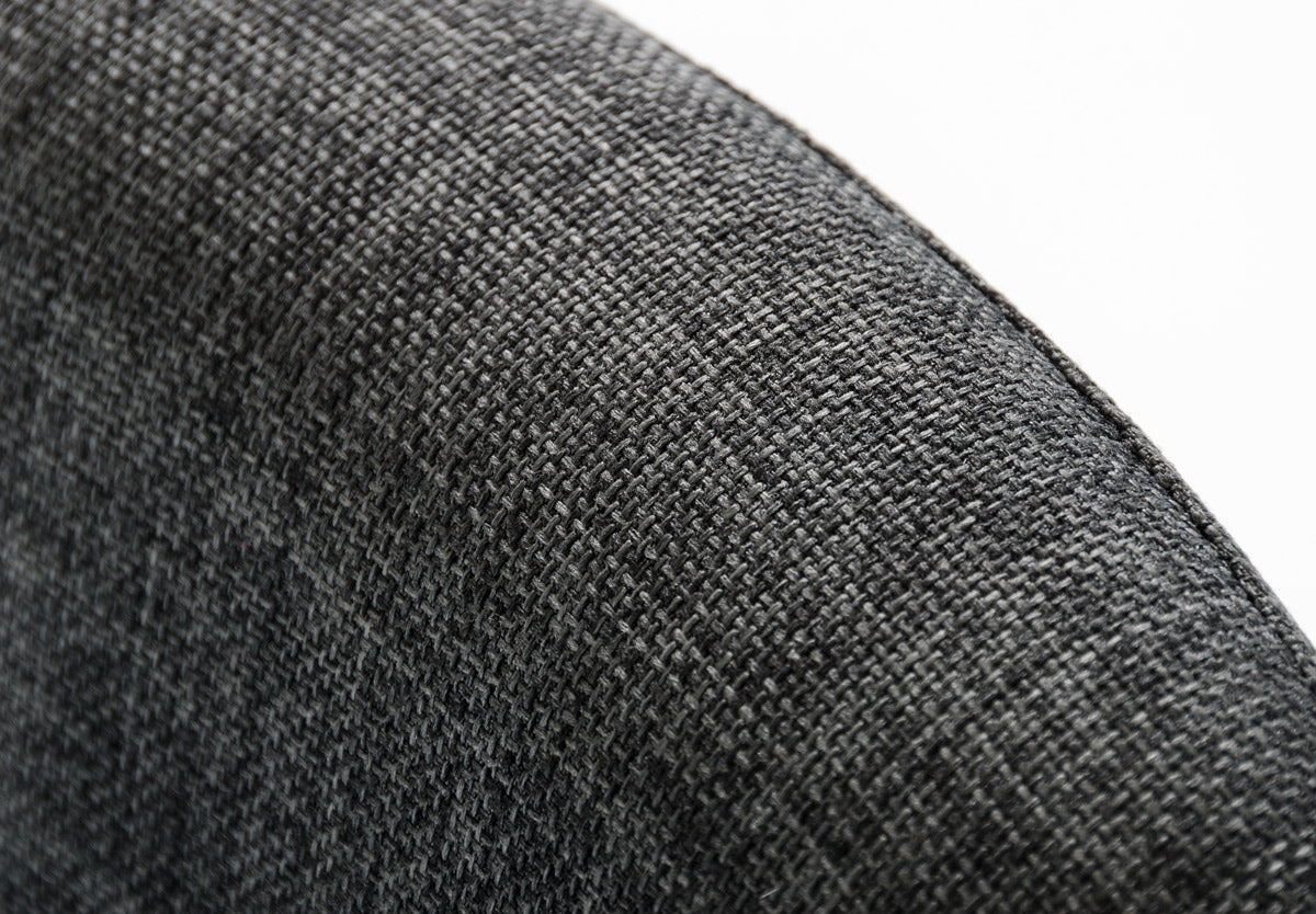 Williamette Mid-Century Dark Grey Fabric Bar Stool - image 2