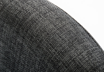 Williamette Mid-Century Dark Grey Fabric Bar Stool - image 2