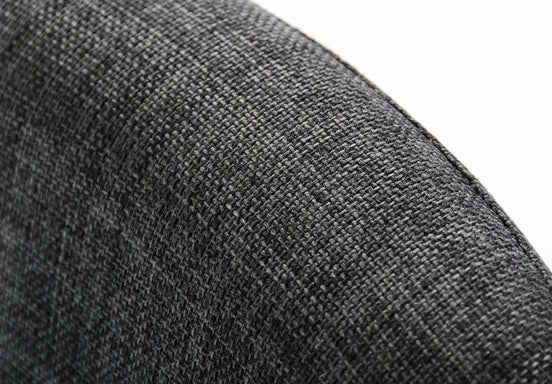 Williamette Mid-Century Dark Grey Fabric Bar Stool - image 2