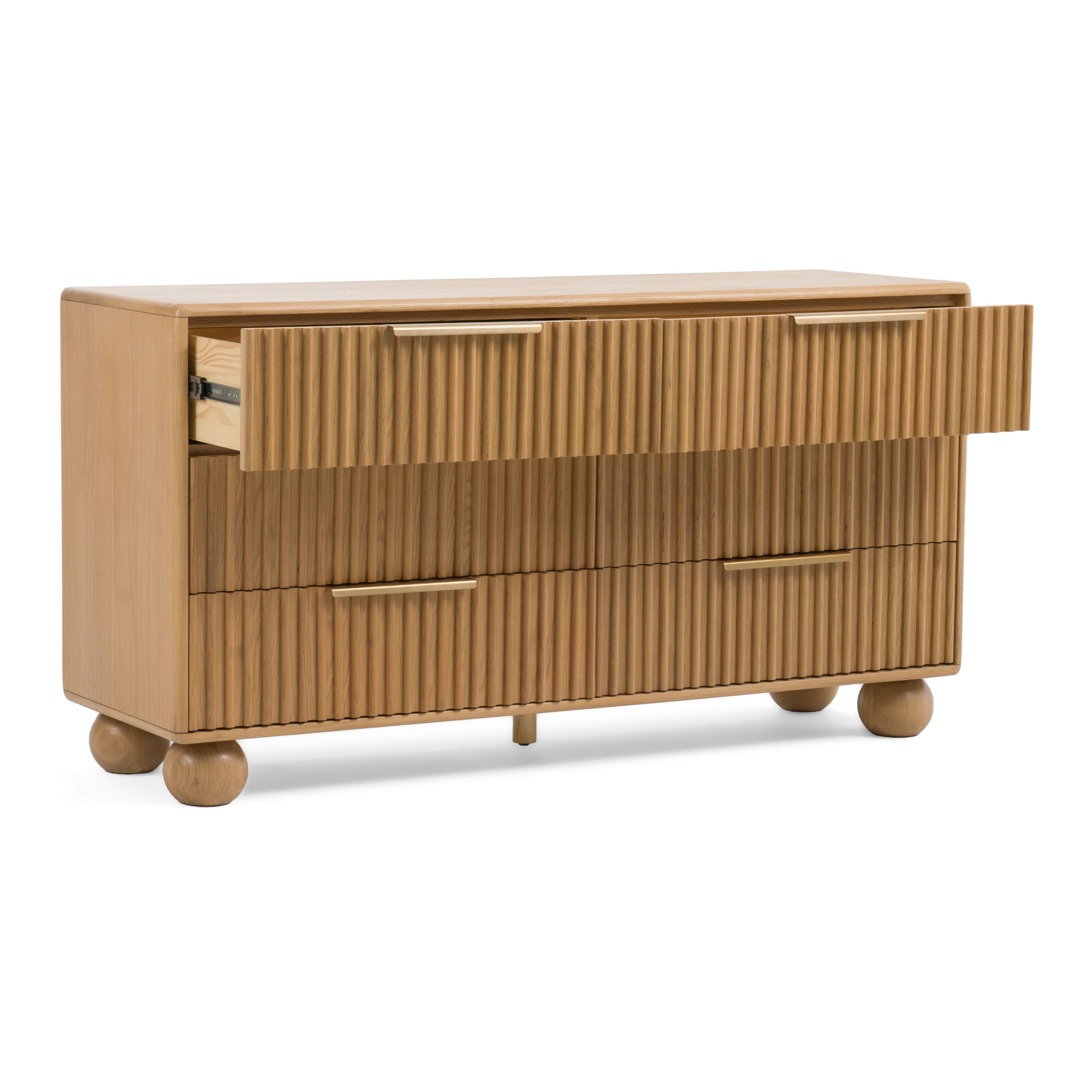 Winters - Modern Natural Oak Dresser - image 5
