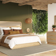 Gavin - Modern Natural Ash + Rattan Nightstand - image 2