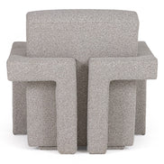 Wylie - Modern Light Grey-Beige Fabric Accent Chair - image 2