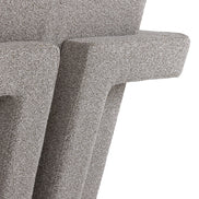 Wylie - Modern Light Grey-Beige Fabric Accent Chair - image 3