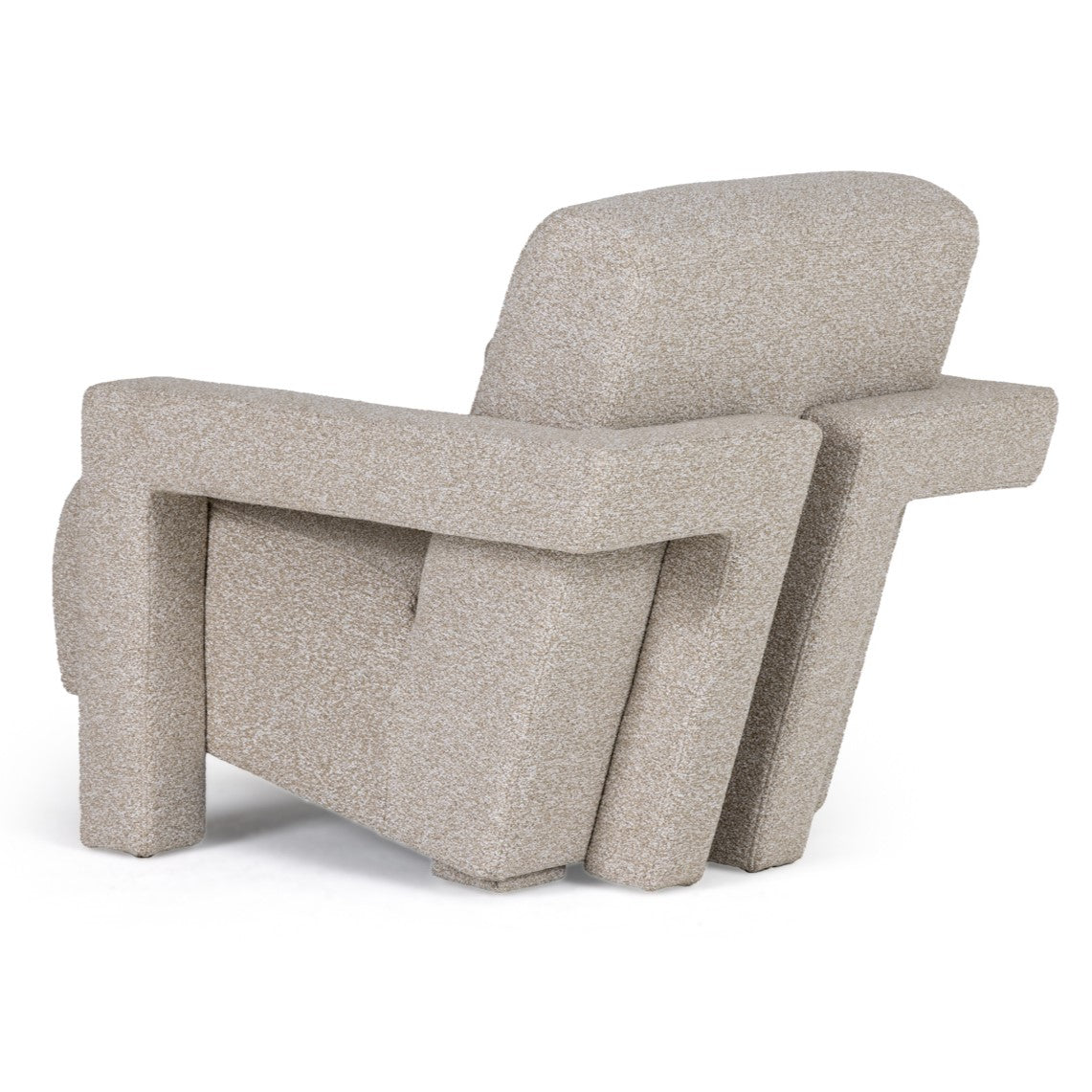 Wylie - Modern Beige Fabric Accent Chair - image 2