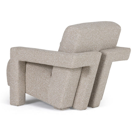 Wylie - Modern Beige Fabric Accent Chair - image 2