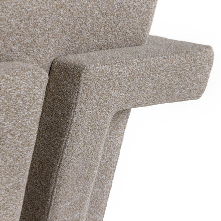 Wylie - Modern Beige Fabric Accent Chair - image 3
