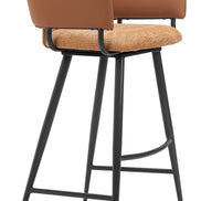Juno Barstool (Set of 2) Brown