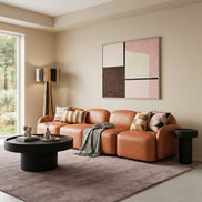 Gala Floor Lamp Black & Natural