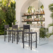 Iska Barstool (Set of 2) Black