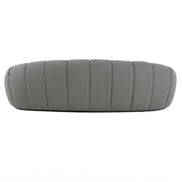 Yolonda - Modern Curved Light Grey Fabric Sofa - image 4