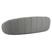 Yolonda - Modern Curved Light Grey Fabric Sofa - image 5