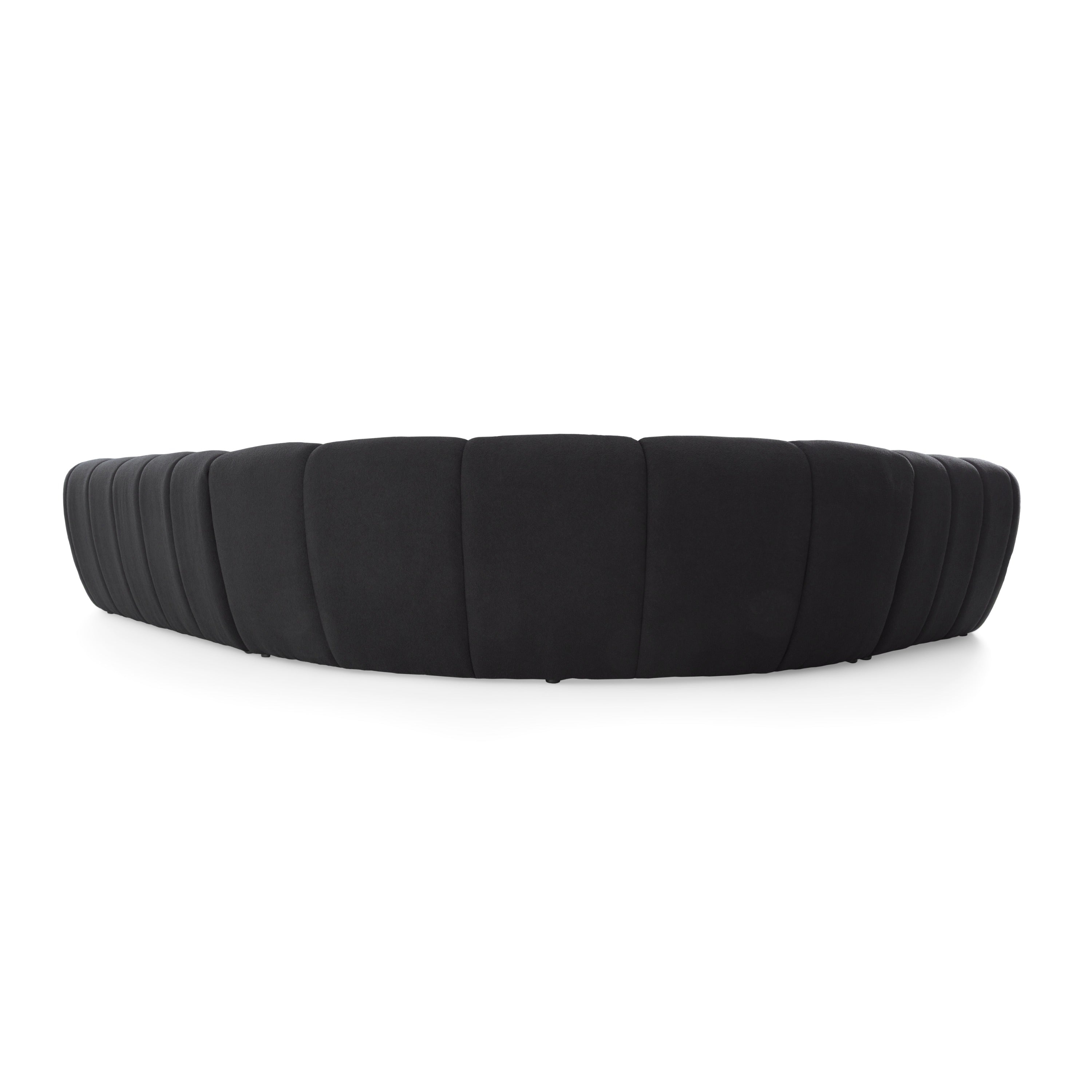 Yolonda - Black Fabric Sectional Sofa - image 5