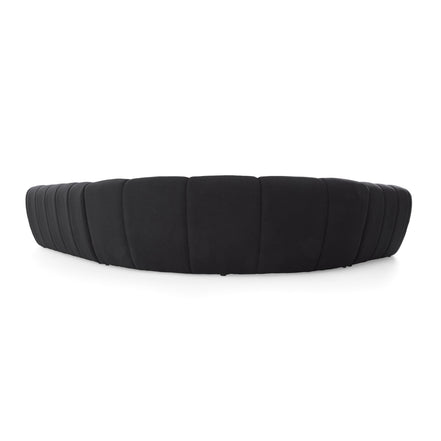 Yolonda - Black Fabric Sectional Sofa - image 5