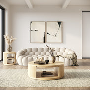 Jacobson - Modern Natural Acacia End Table