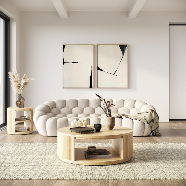 Jacobson - Modern Natural Acacia End Table