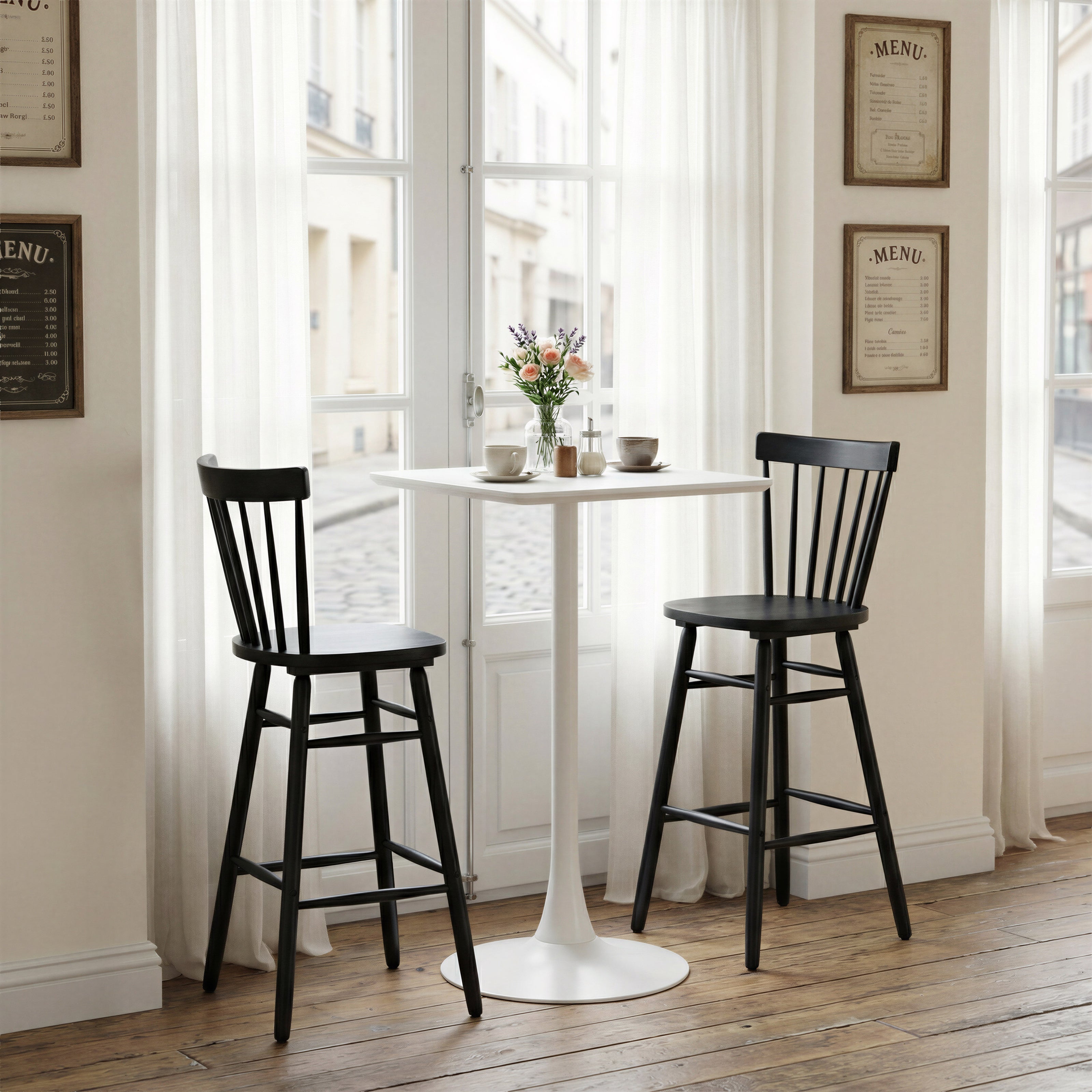 Valleta Bar Table White
